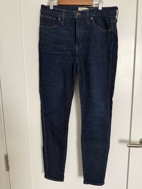 Madewell Dark Blue Women's High-Rise Skinny Jeans